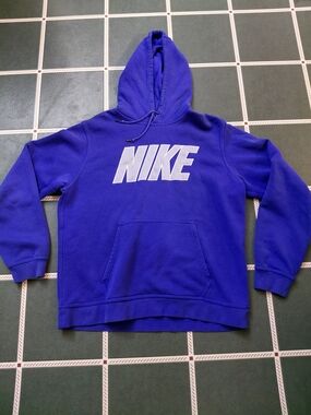 Nike Royal Blue Pullover Hoodie - Men's